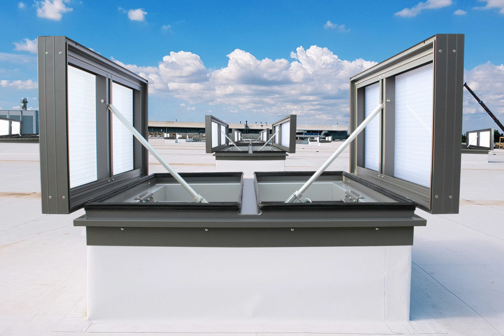 Natural smoke removal system Aluco System