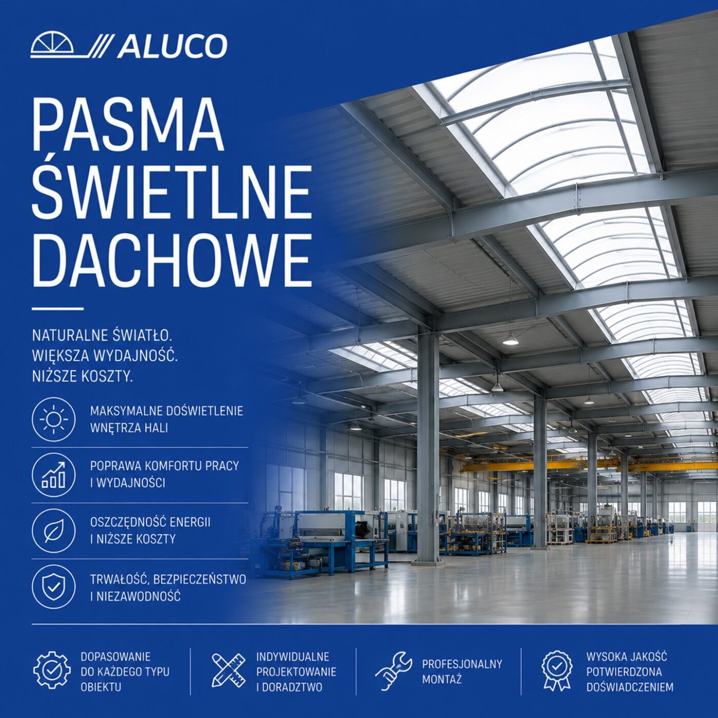 Pasma świetlne dachowe