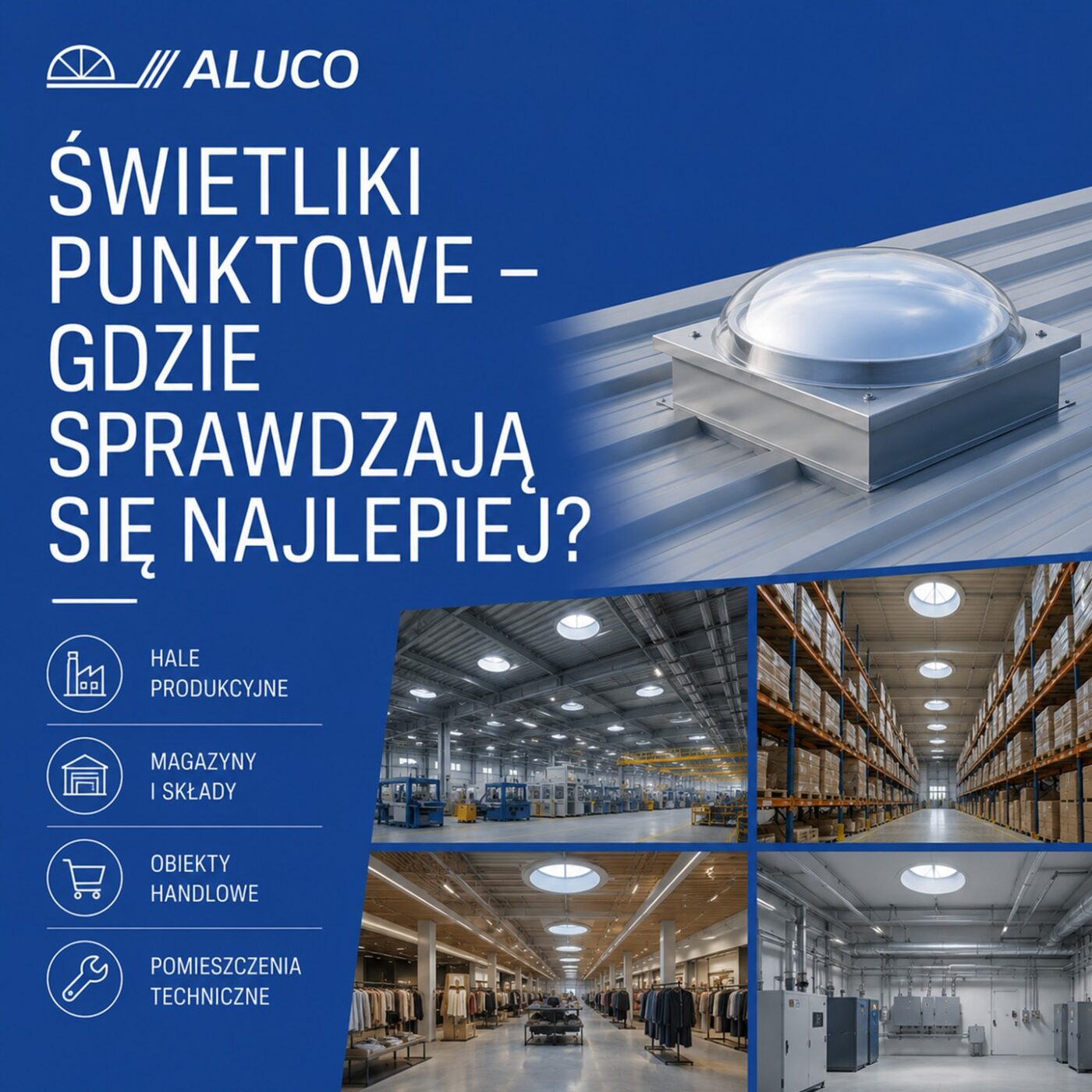 Świetliki punktowe gdzie sprawdzają się najlepiej