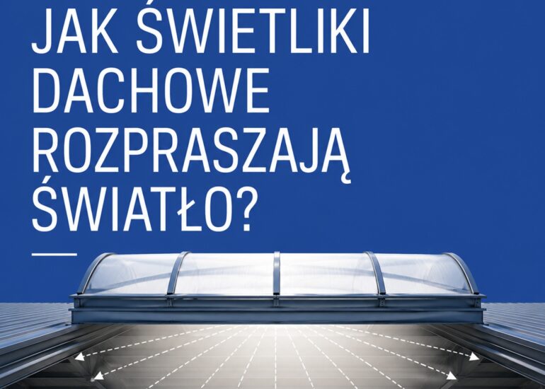 Jak świetliki dachowe rozpraszają światło
