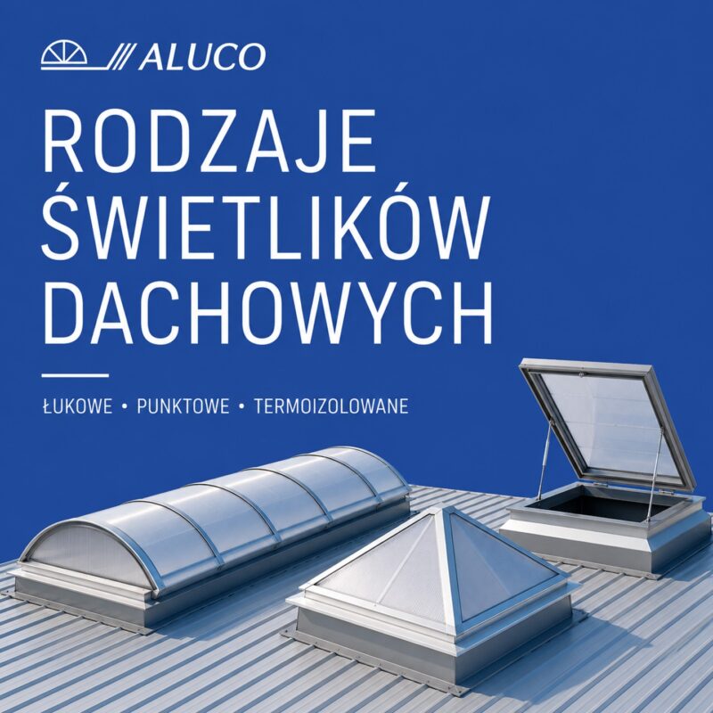 Rodzaje świetlików dachowych