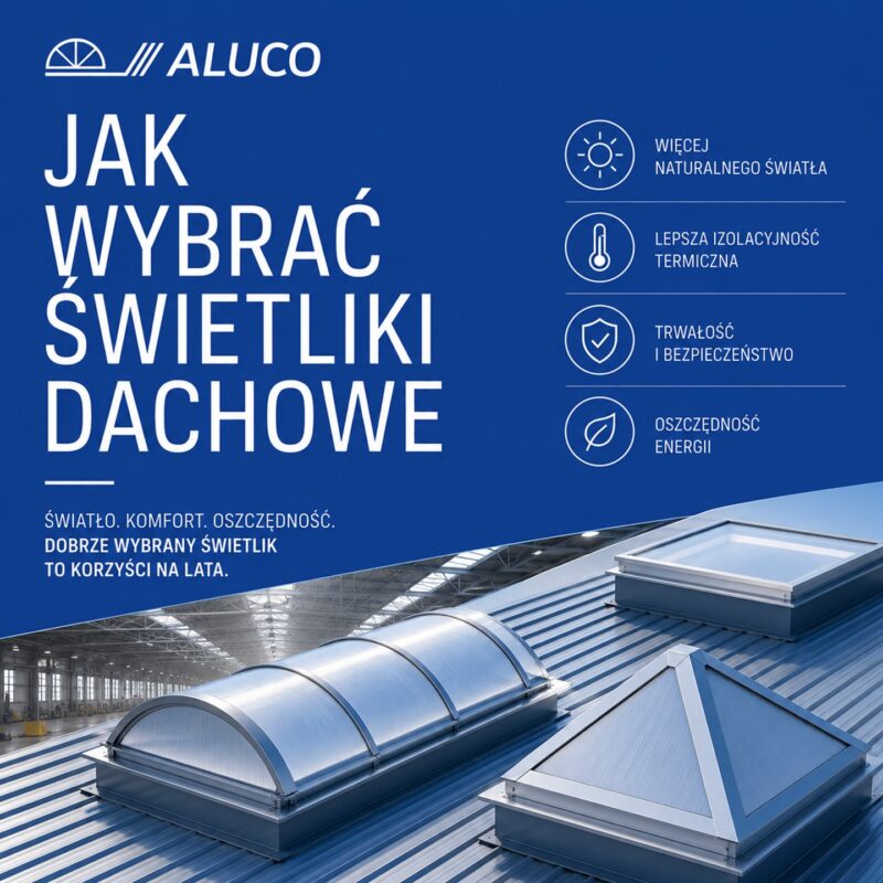 jak wybrać świetliki dachowe