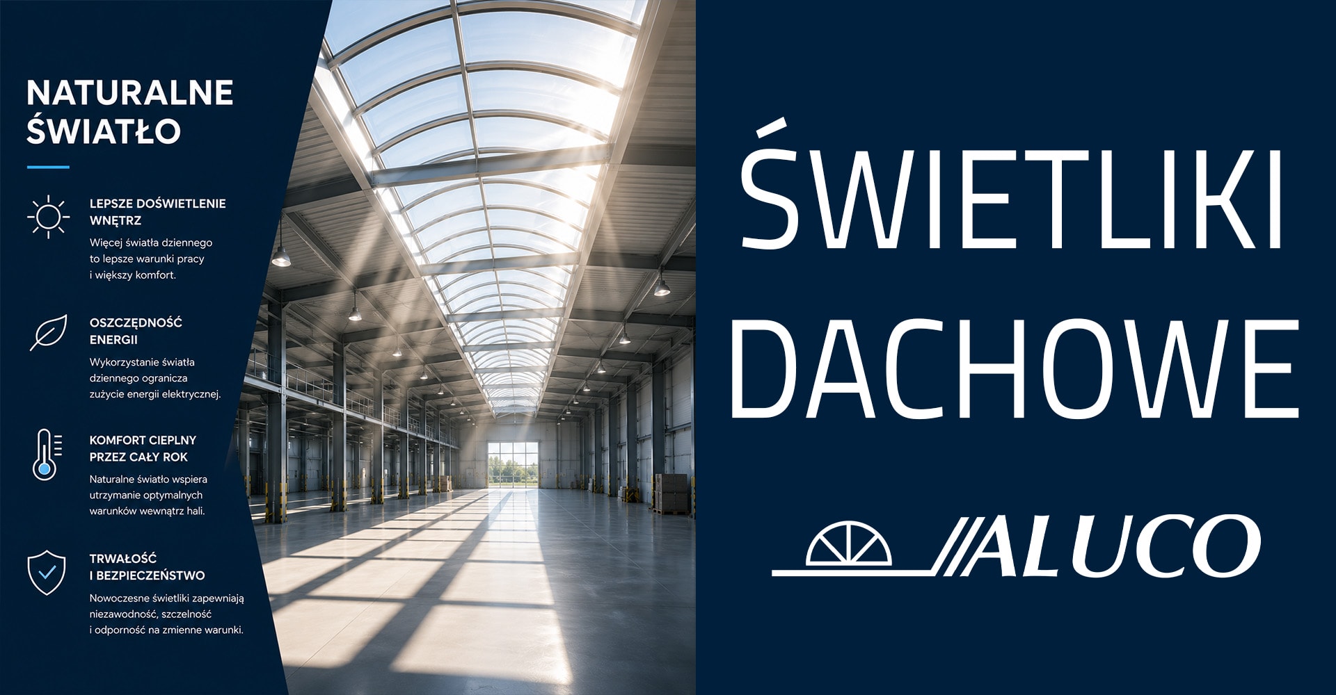 naturalne światło i pasma świetlne dachowe