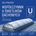 współczynnik U świetlików dachowych