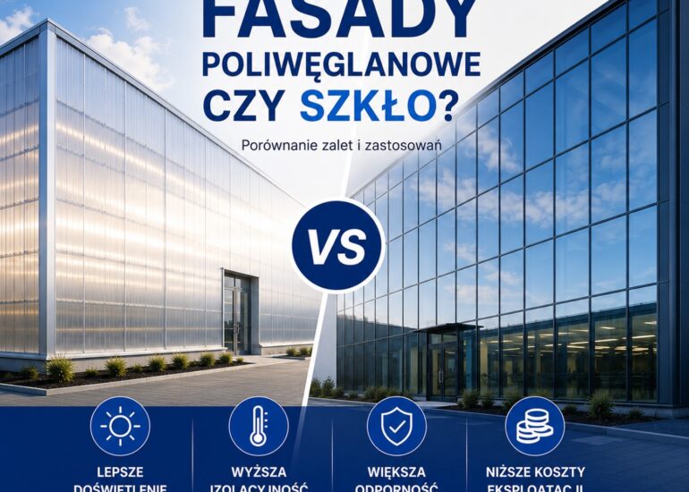 Fasady poliwęglanowe czy szkło
