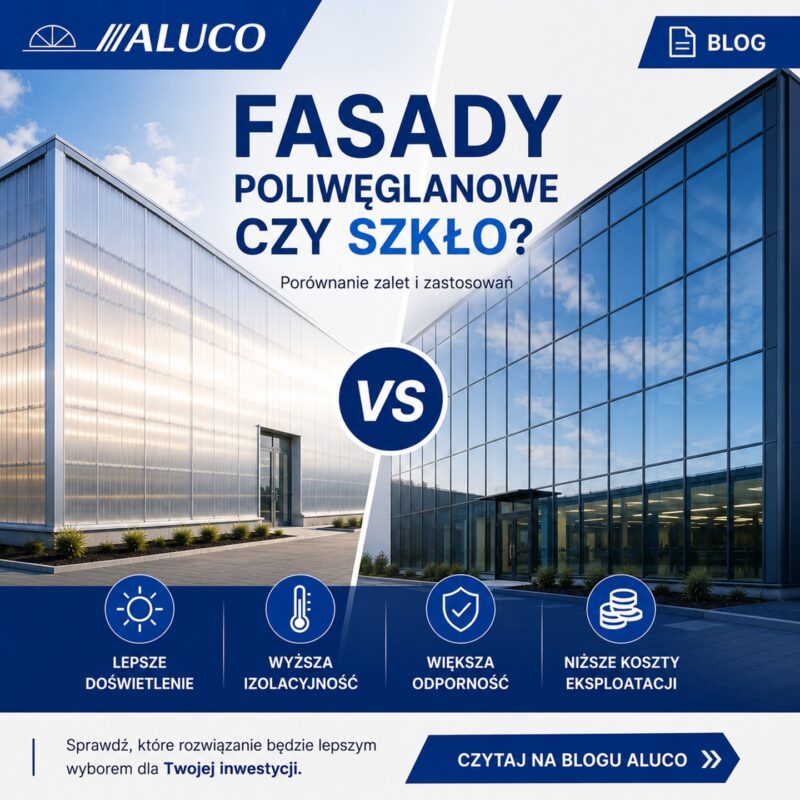 Fasady poliwęglanowe czy szkło
