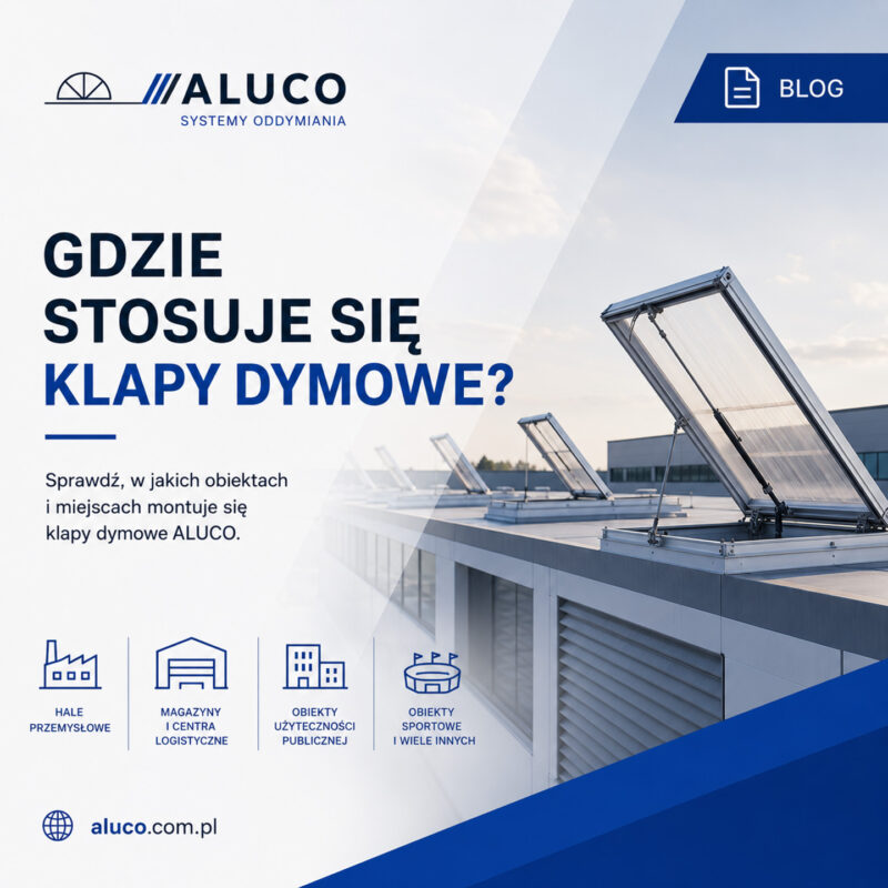 Gdzie stosuje się klapy dymowe