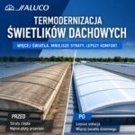 Termomodernizacja świetlików dachowych