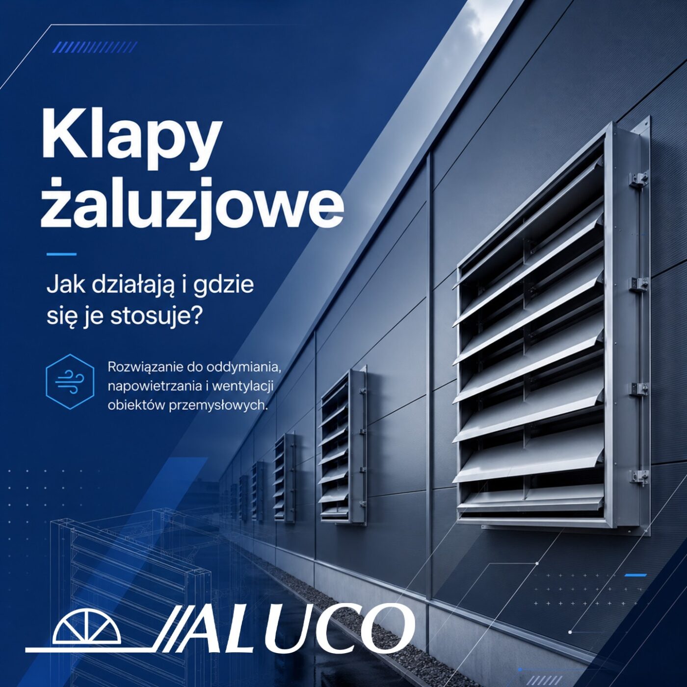 Klapy żaluzjowe