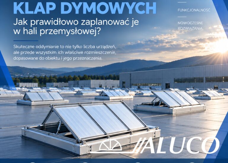 Rozmieszczenie klap dymowych