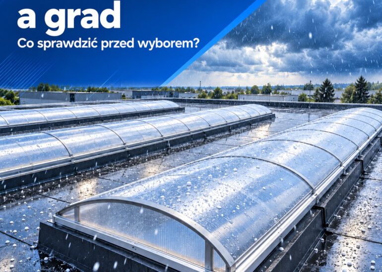odporność świetlików dachowych na grad