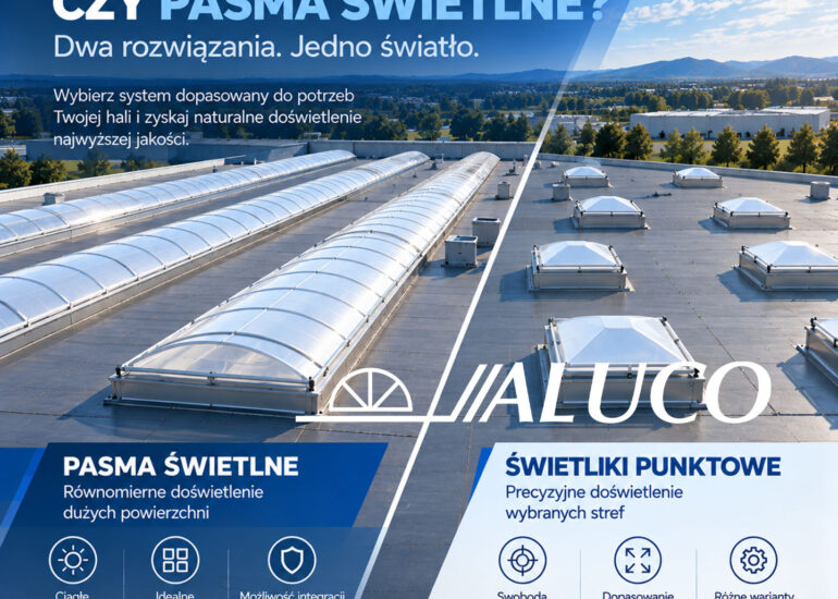 Świetliki punktowe czy pasma świetlne